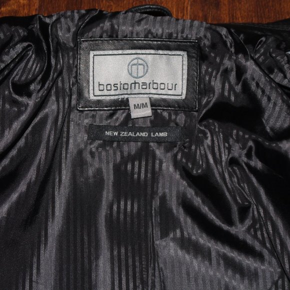 Boston Harbour Men’s Classic Leather Jacket - Picture 5 of 8